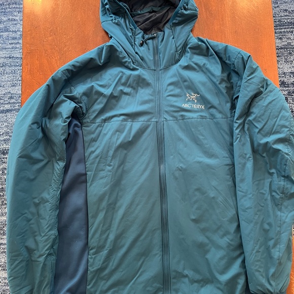 Arc'teryx Men's Atom LT Hoody Teal Blue Jacket - Picture 1 of 5